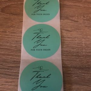 Thank You for Your Order Includes 100 stickers